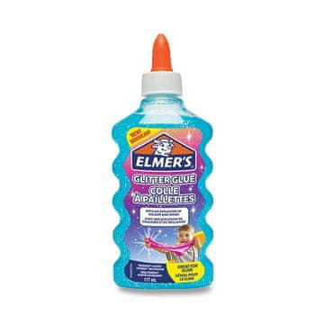 ELMER'S Glitter Glue, 177 ml - modra