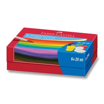 Faber-Castell Tempera barve Tempera - 6 barv