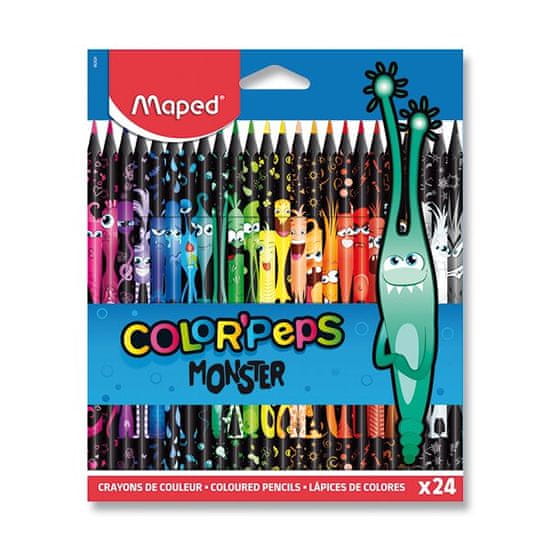 Maped Barvice trikotne Color'Peps Monster 24 kosov