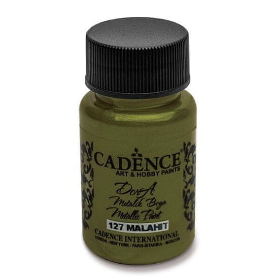 Cadence Akrilne barve Dora Metallic, 50 ml zlato zelena