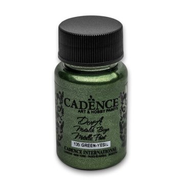 Cadence Akrilne barve Dora Metallic, 50 ml - zelena