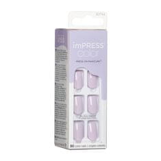 KISS Samolepilni nohti imPRESS Color Picture Purplect 30 kosov