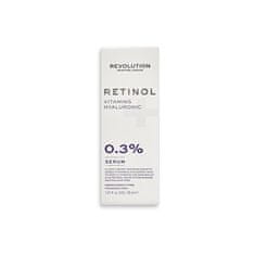 Revolution Skincare Serum za obraz 0,3 % retinol z vitamini in hialuronsko kislino 30 ml