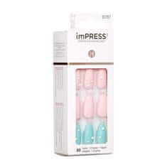 KISS Samolepilni nohti imPRESS Nails Dew Drop 30 kosov
