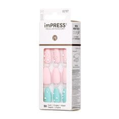 KISS Samolepilni nohti imPRESS Nails Dew Drop 30 kosov