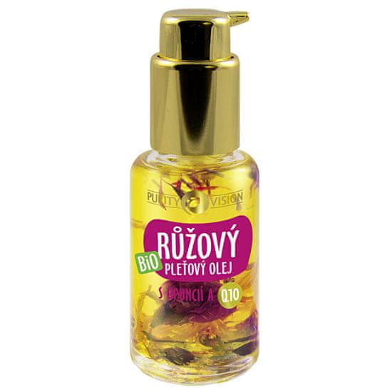 Purity Vision Organsko rožnato olje za obraz z opuncijo in Q10 45 ml