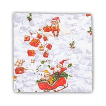 NEW BABY Bombažna prevleka za vzglavnik Božič - 40x40cm