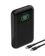 Belkin BOOST CHARGE USB-C Power Delivery PowerBank, 20000 mAh, 65 W, z zaslonom, črna