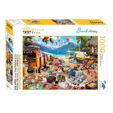 Drevo možganov Puzzle Počitnice na plaži 1000 kosov