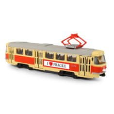 Rappa Tramvaj, ki napoveduje postanke na Češkem 28 cm PRAHA
