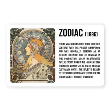 Presco Group Magnet Alfons Mucha - Zodiak