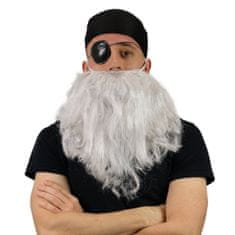 Rappa Piratska brada s šalom in očesno loputo