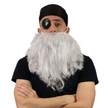 Rappa Piratska brada s šalom in očesno loputo