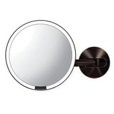 Simplehuman Stensko kozmetično ogledalo s senzorjem Dark Bronze