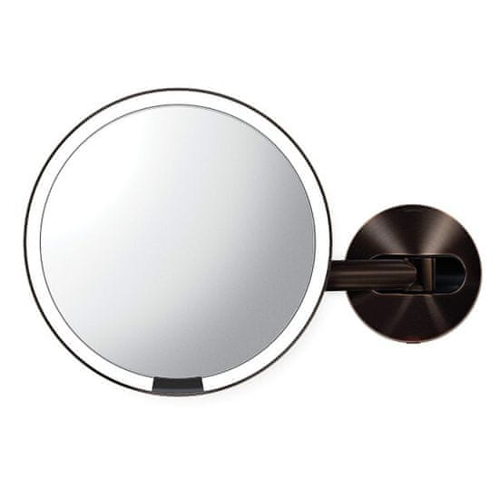 Simplehuman Stensko kozmetično ogledalo s senzorjem Dark Bronze