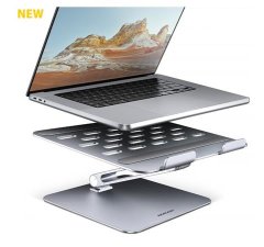 AXAGON HMC-STND, stojalo za 10"-17" prenosnike, vozlišče USB 5Gb/s, 3x USB-A, HDMI 4k/60Hz, RJ-45, PD 100W