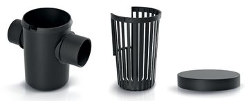 Prosperplast Zunanji filter za grobe nečistoče v deževnici (3 deli)