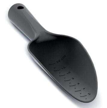 Prosperplast Vrtna lopata R SCOOP 2 28,8 cm, plastična, Črna