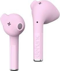 Defunc TRUE TALK brezžične bluetooth slušalke, roza