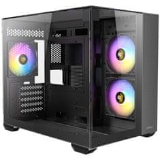 Antec CX600M Trio ARGB mini ATX okno črno ohišje