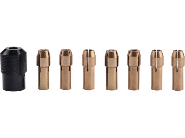 Extol Craft Klešče, nastavljeno 8ks, průměr1-1,6-2-2,3-3-2x3,2mm, glavo M8x0,75