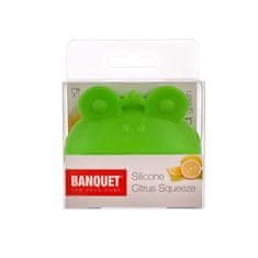 Banquet Silikonski sokovnik za agrume CULINARIA Green 8 cm, žaba