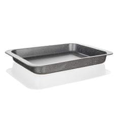 Banquet Globok pekač z neprijemljivo površino GRANITE 36,5 x 27 x 4,5 cm, komplet 4 kosov