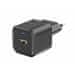 SWISSTEN Napajalnik GaN 1x USB-C 20W pd + 1x USB-A 18w QC črn
