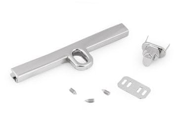 Komplet zaponk za torbico - - 25 x 96 mm nikelj