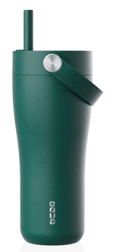 Equa Carry steklenica, s slamico, gozdnato zelena