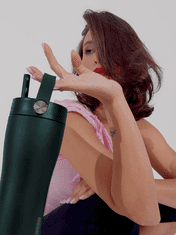 Equa Carry steklenica, s slamico, gozdnato zelena