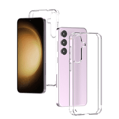 Onasi Clear Case 1,8 mm silikonski ovitek za Samsung Galaxy S25 5G - prozoren