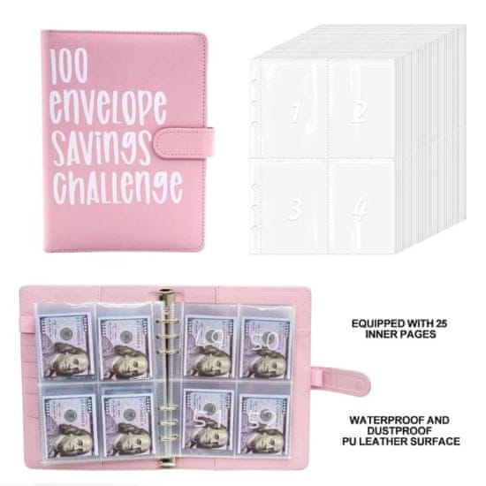 HOME & MARKER® 100 Envelope Savings Challenge | BUDGETRA