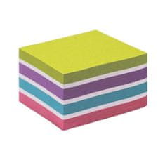 Kores Pastelne blazinice CUBO 450 listov 75x75mm, mešanica barv