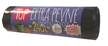 Kovovýroba Jeníkov Vrečke za odpadke 240L/10ks, 120x150cm, 35µm EXTRA TOP