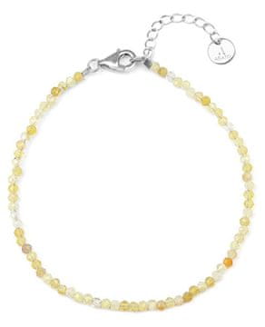 Mineralna zapestnica z rumenim opalom POL-B20/21L