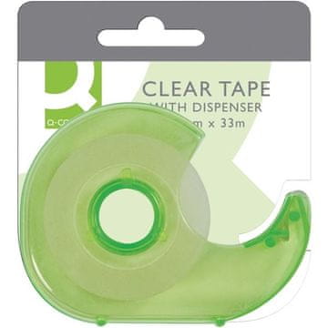 Q-Connect Lepilni trak, 19 mm x 33 m, z odvijanjem