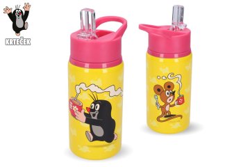 Wiky Steklenica iz nerjavečega jekla Krtek 500 ml roza