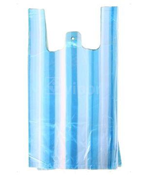 Kovovýroba Jeníkov Mikrotenska vrečka 4 kg/100 kosov belo-modre črte