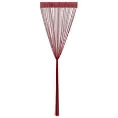 Vidaxl Zavese iz nitk 2 kosa 100x250 cm bordo barve