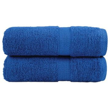 Vidaxl vidaXL Premium brisače SOLUND, 2 kosa, modre, 30 x 30 cm