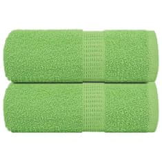 Vidaxl vidaXL Hotelske brisače, 2 kosa, zelene, 30 x 50 cm, 100 % bombaž