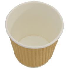 Vidaxl Papirnate skodelice za kavo 1000 kosov 4oz 100ml Brown