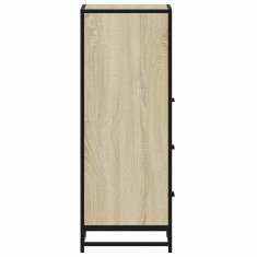 Vidaxl Kopalniška omarica sonoma hrast 35x37,5x100 cm inženirski les