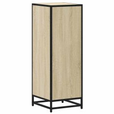 Vidaxl Kopalniška omarica sonoma hrast 35x37,5x100 cm inženirski les