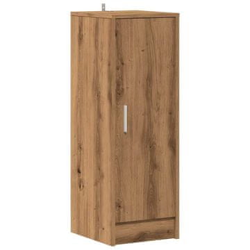 Vidaxl Omarica za čevlje artisan hrast 32x35x92 cm inženirski les
