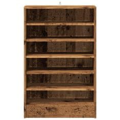 Vidaxl omara za čevlje iz starega lesa 60x35x92 cm inženirski les