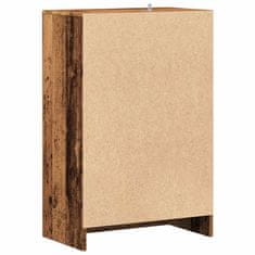 Vidaxl omara za čevlje iz starega lesa 60x35x92 cm inženirski les