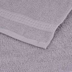Vidaxl vidaXL Brisače za tuširanje 2 kosa sive 70 x 140 cm 360 g/m² 100 % bombaž