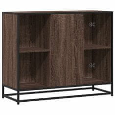 Vidaxl Komoda rjav hrast 92x35x76 cm inženirski les